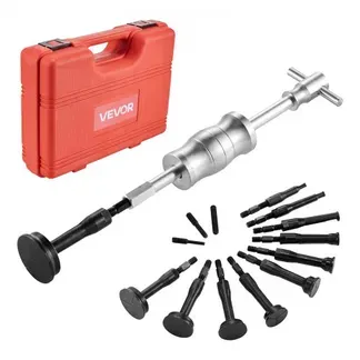VEVOR Sackloch Lagerabzieher-Set 16 in 1 Innenlagerlaufring und Dichtungsabzieher Set, Gleithammer Piloteinsatz Innenlager Abzieher Satz mit 10 geteilten Spannzangen und Gegenstütze VEVOR Sackloch Lagerabzieher-Set 16 in 1 Innenlagerlaufring und Dichtungsabzieher Set, Gleithammer Piloteinsatz Innenlager Abzieher Satz mit 10 geteilten Spannzangen und Gegenstütze