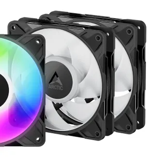 ARCTIC Freezer P12 Pro A-RGB – 3 Pack – 120 mm A-RGB PWM-Lüfter mit Kabelsplitter ARCTIC Freezer P12 Pro A-RGB – 3 Pack – 120 mm A-RGB PWM-Lüfter mit Kabelsplitter