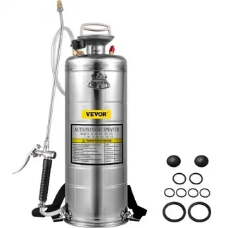 VEVOR Sprühgerät 12L aus Edelstahl, Handsprüher mit Pumpe, verstärkt, druckverstärkt VEVOR Sprühgerät 12L aus Edelstahl, Handsprüher mit Pumpe, verstärkt, druckverstärkt