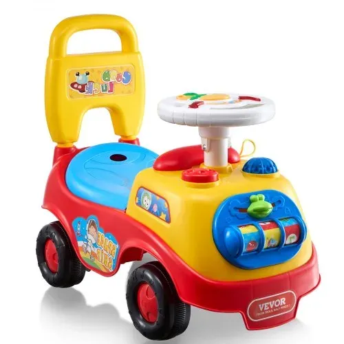 VEVOR Aufsitzauto für Kleinkinder, Alter 1–3, Ride Racer, Aufsitzspielzeug für Kleinkinder zum Sitzen und Stehen, klassisches Aufsitzauto für Kinder mit Musiklenkrad, Hupe und Stauraum unter dem Sitz, Aufsitzspielzeug für Jungen und Mädchen – Bild 9