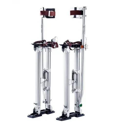 VEVOR Arbeitsstelzen Trockenbau 61–101,6cm Höhenverstellbar Aluminiumstelzen Deckenbau 103kg Tragfähigkeit Malerstelzen 27-29cm Fußgröße Für Malerarbeiten Heimdekoration Baumschnitt Elektroarbeiten – Bild 8