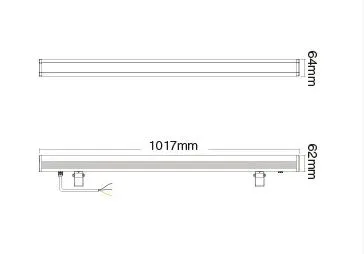 MiBoxer RL1-24 LED Wallwasher 24W RGB-WW (RGB-CCT) IP66 – Bild 2