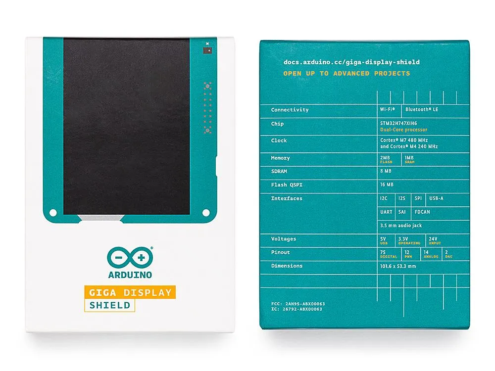 ARDUINO® GIGA DISPLAY SHIELD – Bild 4