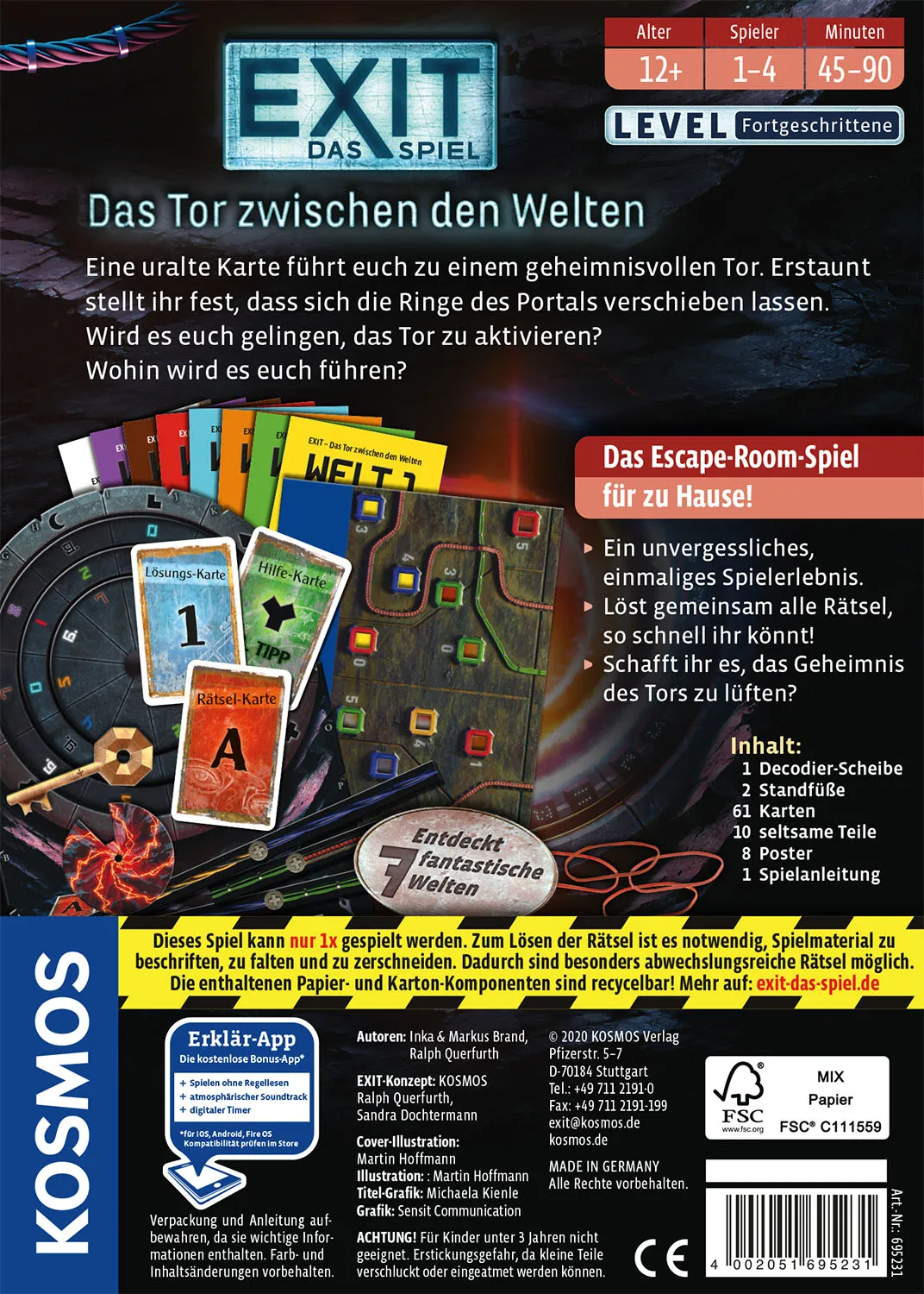 Kosmos EXIT - Das Spiel: Das Tor zwischen den Welten – Bild 2