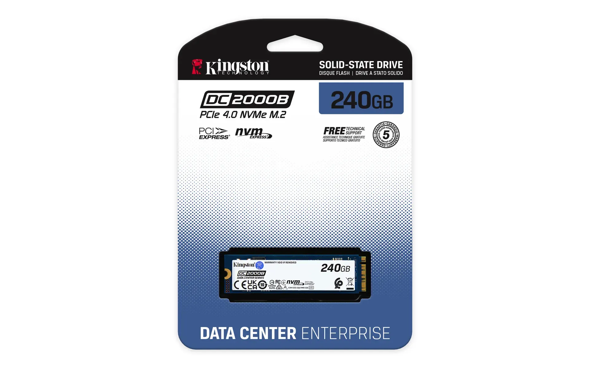 Kingston Technology 240G DC2000B PCIe 4.0 M.2 2280 Enterprise SSD – Bild 4