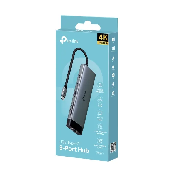 TP-Link UH9120C Schnittstellen-Hub USB 3.2 Gen 1 (3.1 Gen 1) Type-C 5000 Mbit/s – Bild 4