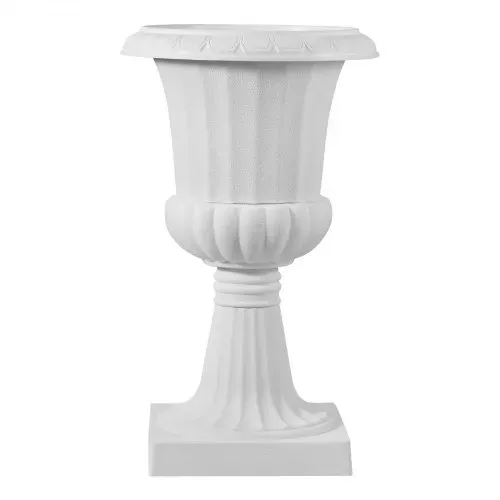 VEVOR Blumenspindel aus Kunststoff, 25x42 cm, 2er-Pack, Pflanzpokal. Pflanzkübel, Pflanzschale, weiße Blumentöpfe, für die Veranda, Hochzeit, Party, Zuhause, Bühne, Balkon, Terrassendekoration – Bild 9