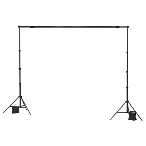 VEVOR Hintergrundständer verstellbares Fotohintergrundständer (Hintergrundtuch: 213 x 300 cm), tragbarer Hintergrundständer mit Stangen, Bildschirmständer für Produktfotografie Studiofotografie – Bild 9