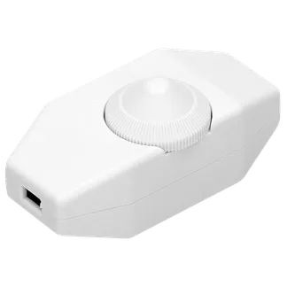 Schnur-Zwischendimmer weiß, stufenlos, 80W Schnur-Zwischendimmer weiß, stufenlos, 80W