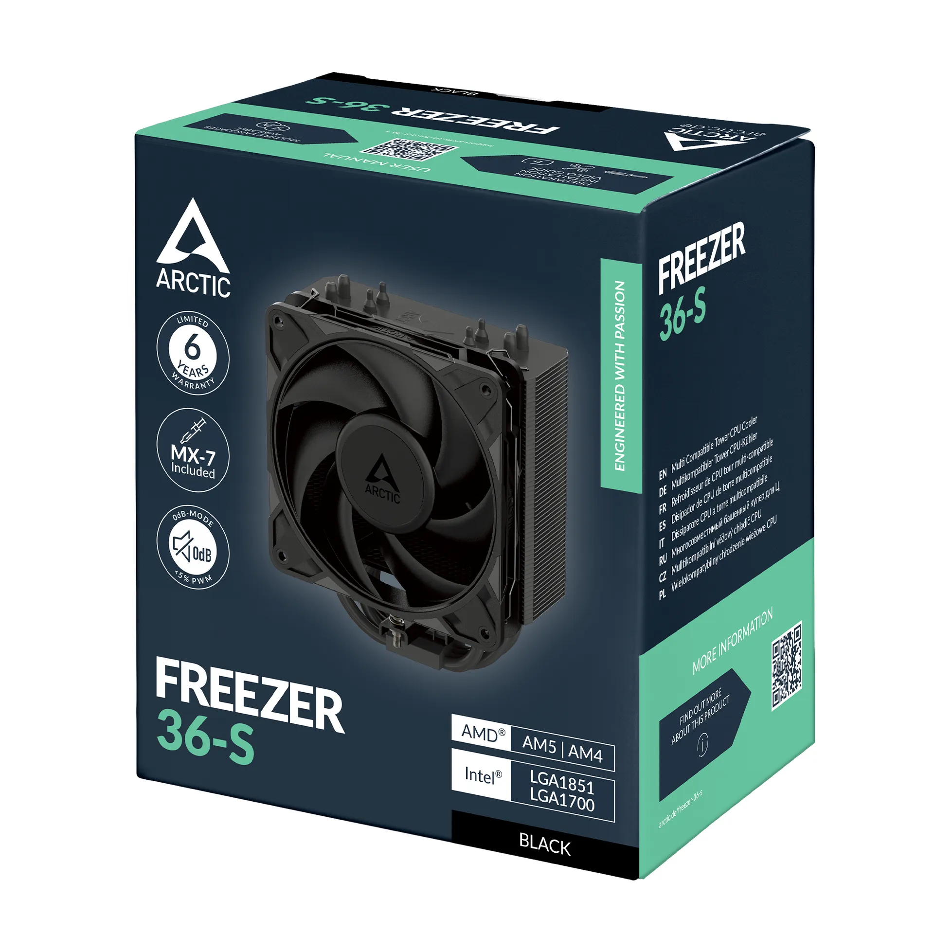 ARCTIC Freezer 36-S (Black) Multikompatibler Tower CPU-Kühler – Bild 7