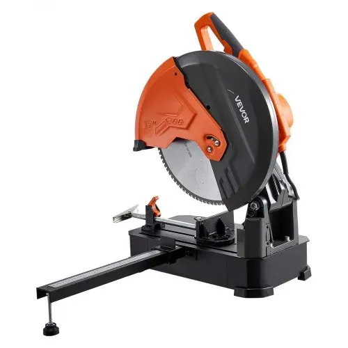 VEVOR Metalltrennsäge Kappsäge 406,4mm Trennscheibe 3kW Motor Gehrungssäge, zum Schneiden von Metall, Einstellbarer Winkel von -45° bis 45°, Trockenschneiden, mit Verstärktem Klingenschutz & Skala – Bild 10