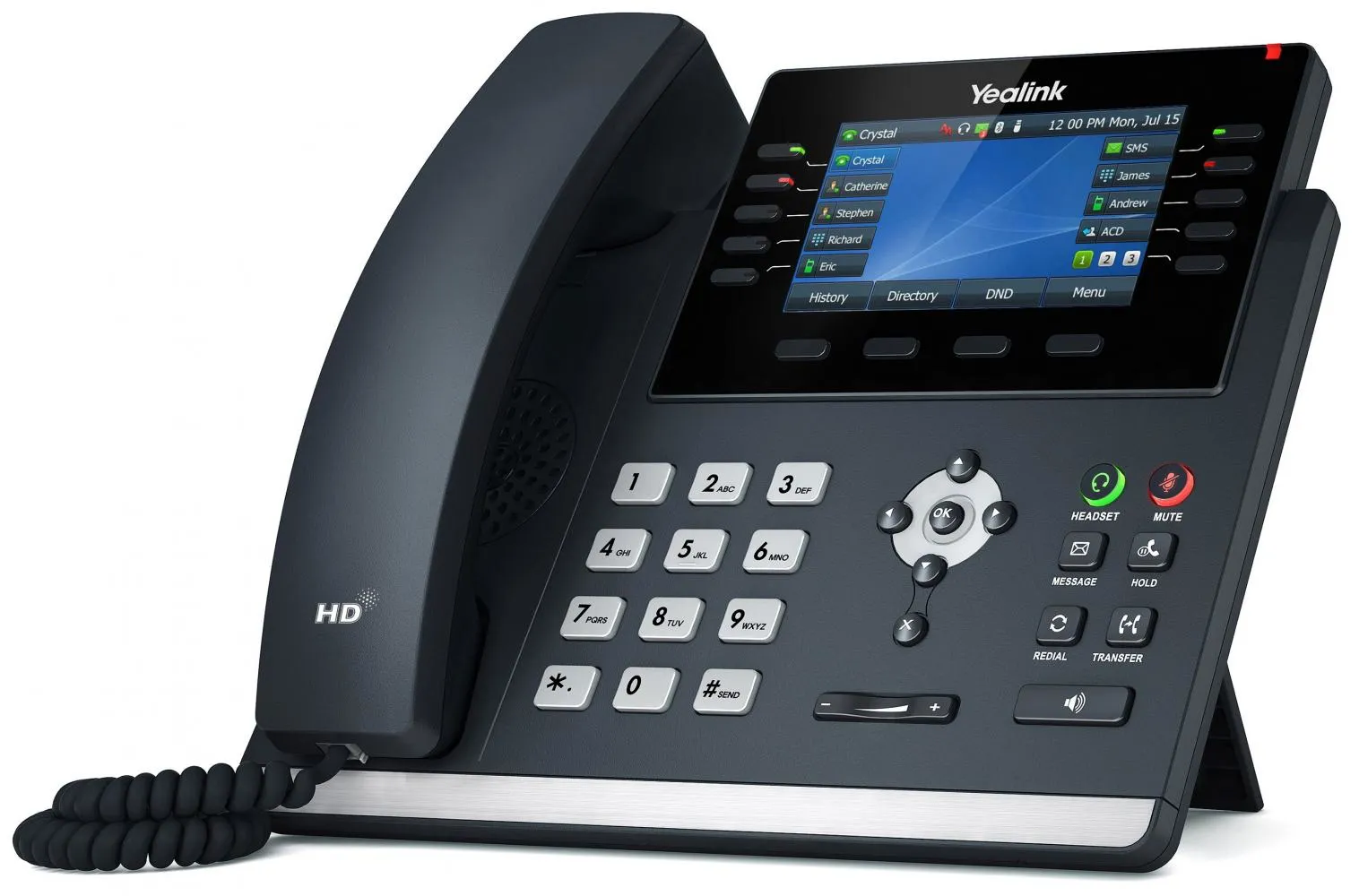 Yealink SIP-T46U IP-Telefon Grau LCD WLAN – Bild 2