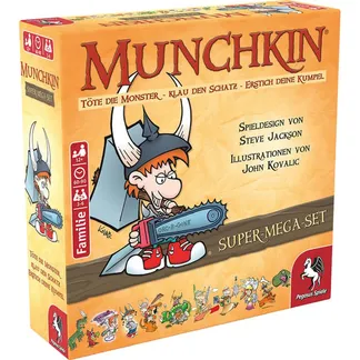 Munchkin Fantasy Super-Mega-Set, Kartenspiel Munchkin Fantasy Super-Mega-Set, Kartenspiel
