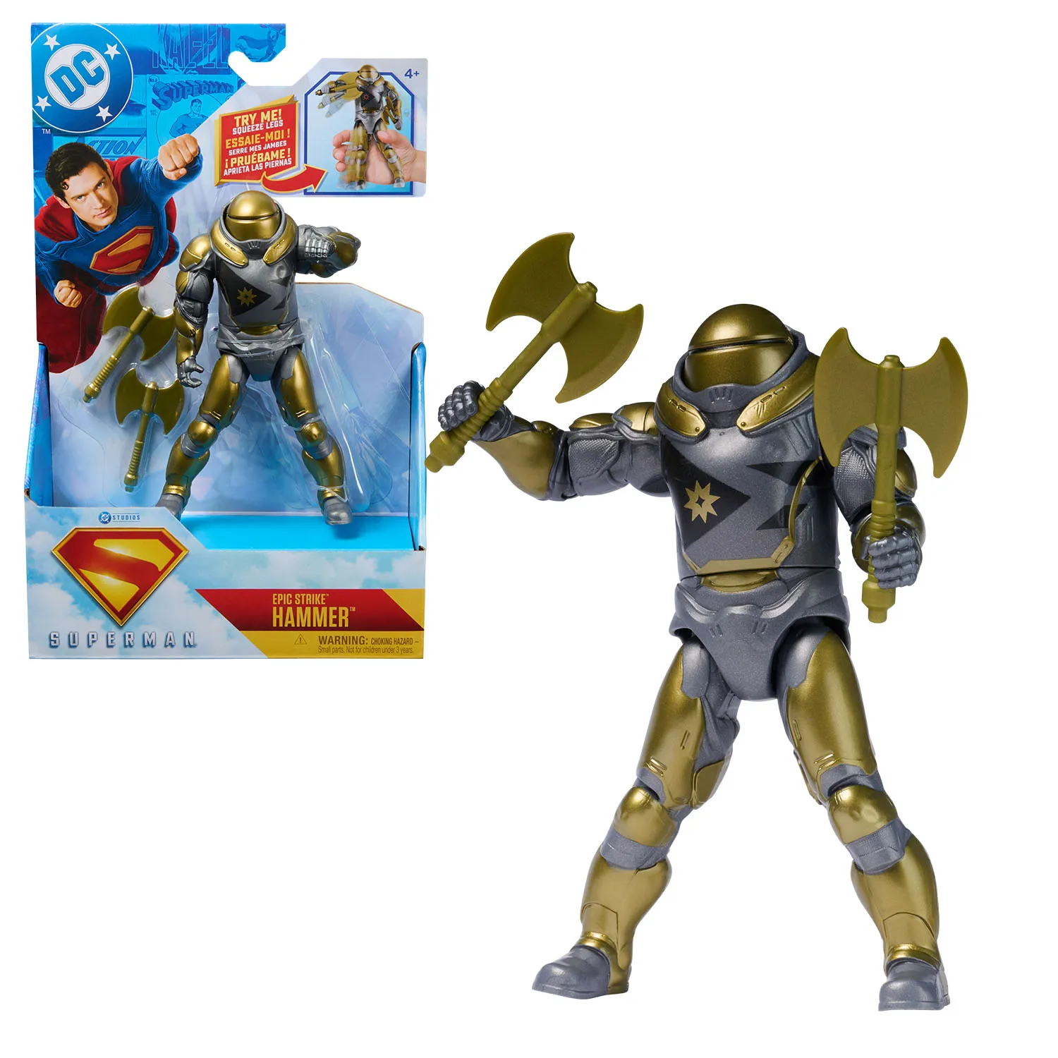 DC Comics Superman – 15cm The Hammer Deluxe Action-Figur DC Comics Superman – 15cm The Hammer Deluxe Action-Figur