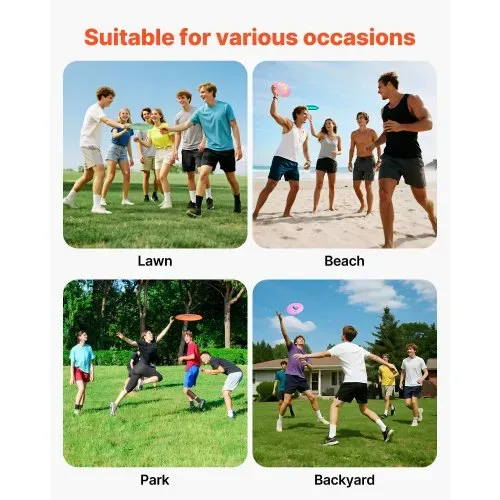 VEVOR Discgolf-Set 5-teiliges Discgolf-Starter-Set für Ganzkörper-Krafttraining, mit Putter Mid-Range Driver Mini-Marker, für Garten Rasen Strand Ootdoor – Bild 5