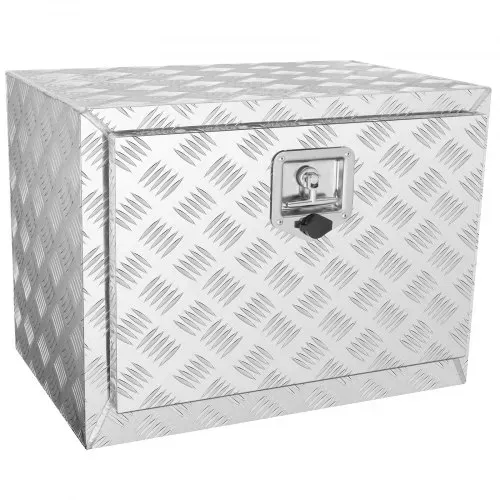 VEVOR Unterboden-Lkw-Box, 610 x 335 x 405 mm Pickup-Aufbewahrungsbox, Aluminium-Werkzeugkasten mit Schloss & Schlüsseln, Wasserdichte Anhänger-Werkzeugkiste für Lkw, Transporter, Anhänger usw. – Bild 8