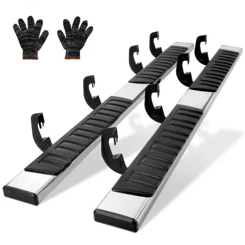 VEVOR 6 Zoll Trittbretter kompatibel mit 2007–2018 Chevy Silverado/GMC Sierra 1500 Crew Cab/2019 2500HD 3500HD 1500 LD, 201 Edelstahl-Seitentrittbretter, Tragkraft 227 kg, 2-teilig VEVOR 6 Zoll Trittbretter kompatibel mit 2007–2018 Chevy Silverado/GMC Sierra 1500 Crew Cab/2019 2500HD 3500HD 1500 LD, 201 Edelstahl-Seitentrittbretter, Tragkraft 227 kg, 2-teilig