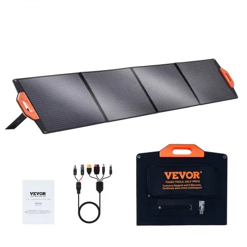 VEVOR 200W Solarpanel Kit 18V monokristallinen Solarmodul wasserdichte ETFE-Oberfläche (IP67) Solaranlage Umwandlungsrate von 23% inkl. 4 in 1 MC4-Adapterkabel Ideal für Wohnmobile Yachten Zuhause VEVOR 200W Solarpanel Kit 18V monokristallinen Solarmodul wasserdichte ETFE-Oberfläche (IP67) Solaranlage Umwandlungsrate von 23% inkl. 4 in 1 MC4-Adapterkabel Ideal für Wohnmobile Yachten Zuhause