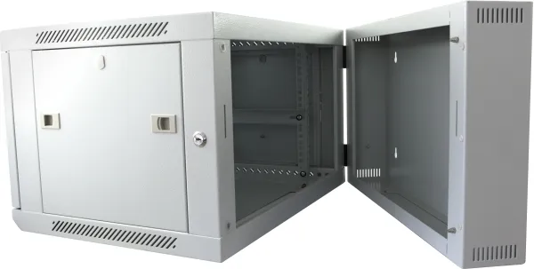 ALLNET 19″Wandgehäuse, 12HE, 2-teilig, T600mm, Lichtgrau, SMB-Serie, ALLNET 19″Wandgehäuse, 12HE, 2-teilig, T600mm, Lichtgrau, SMB-Serie,