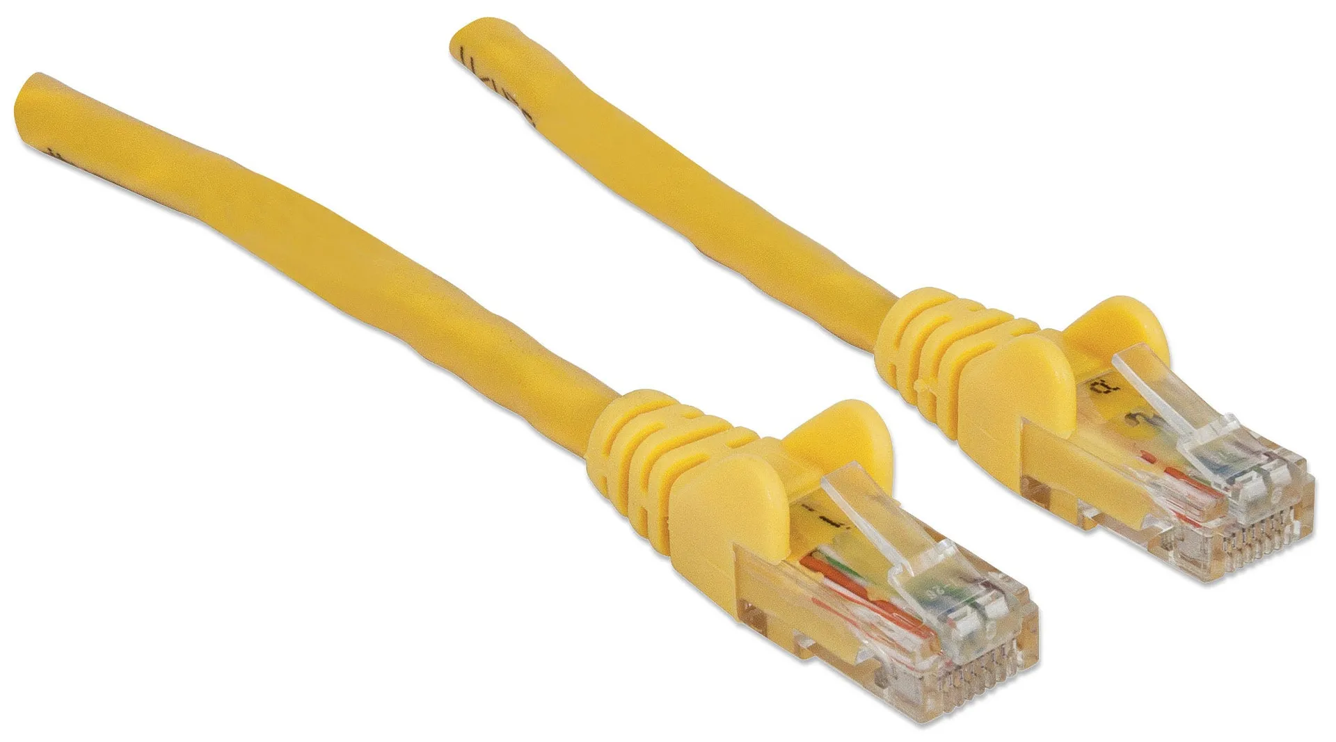 Intellinet Netzwerkkabel, Cat6, U/UTP, CCA, Cat6-kompatibel, RJ45-Stecker/RJ45-Stecker, 2,0 m, gelb – Bild 2