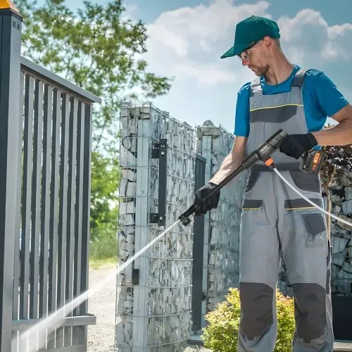 VEVOR Akku Hochdruckreiniger Bürstenlos Wasser Druckreiniger Spritzpistole Druckreinigerpistole (21 V, 50 bar, zur mobilen Reinigung und Bewässerung, 3,5L/min, inkl. Zubehör, 0°~40°-Düse) – Bild 7