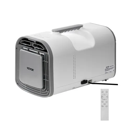 VEVOR Tragbare Klimaanlage, 4250 BTU, 3-Gang-Klimagerät mit 24-Stunden-Timer, Kühler, einstellbar von 16–32 °C, kompatibel mit AC/DC, für Camping, Wohnmobile oder den Heimgebrauch, 510x270x315 mm VEVOR Tragbare Klimaanlage, 4250 BTU, 3-Gang-Klimagerät mit 24-Stunden-Timer, Kühler, einstellbar von 16–32 °C, kompatibel mit AC/DC, für Camping, Wohnmobile oder den Heimgebrauch, 510x270x315 mm