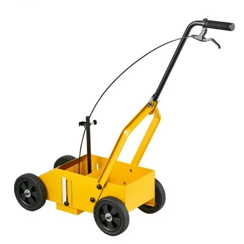 VEVOR Markierungswagen Linien-Markiergerät Linemarker 12 Spraydosen Gelb, Bodenmarkierung für Parkplatz Werkstatt Straße Einkaufszentrum Sportplatz 50–100 mm Einstellbare Linienbreite mit Adapterdüse – Bild 10