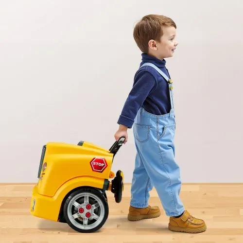 VEVOR Motorspielzeug, 60-teilig, Autoreparaturset für Kinder, mit abnehmbaren Teilen, Lichtern & Geräuschen, Lenkrad & Hupe, Mechaniker-Werkstattset Kleinkinder ab 3 Jahren, Gelb – Bild 7