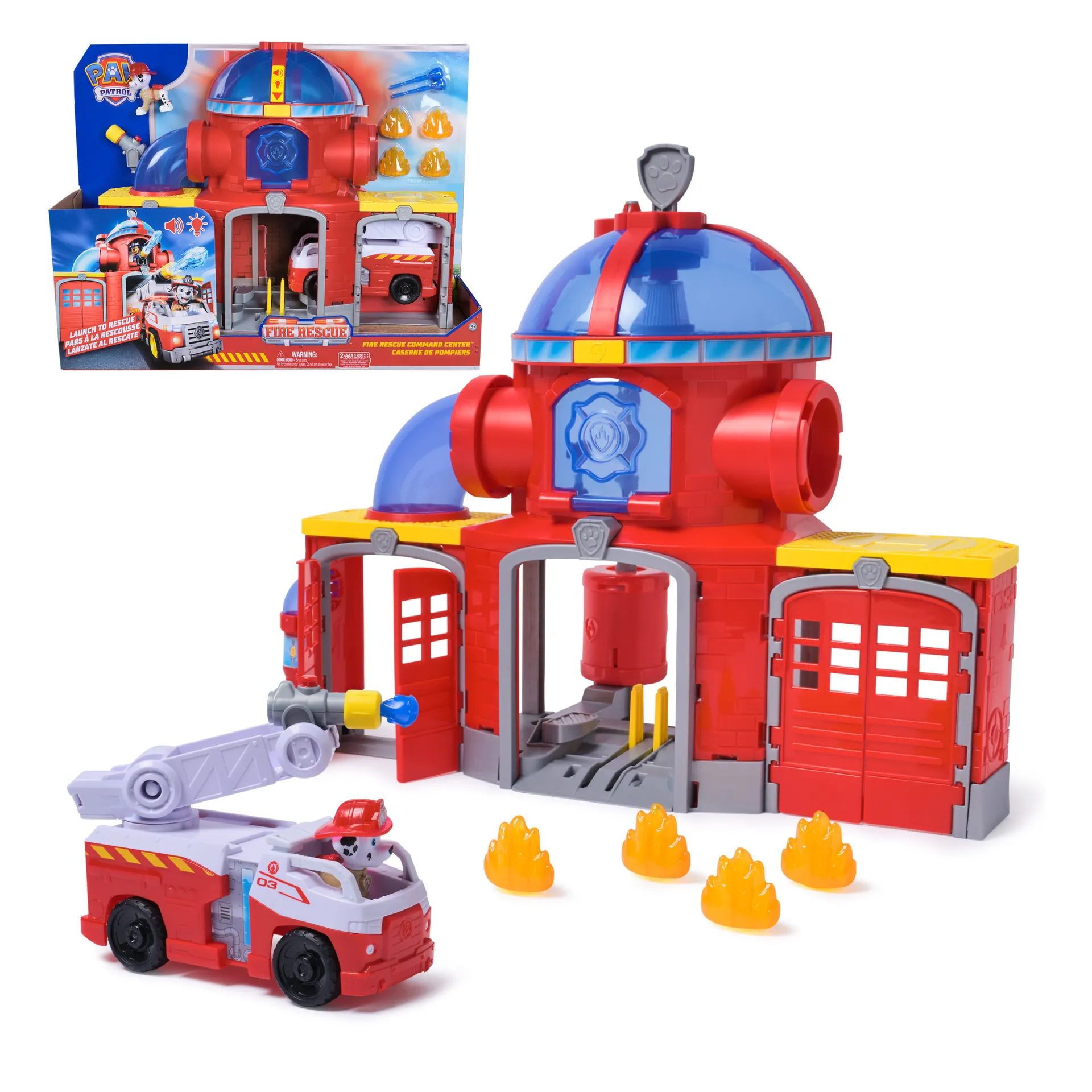 PAW Patrol Fire Rescue – Feuerwehr-Station Spielset PAW Patrol Fire Rescue – Feuerwehr-Station Spielset