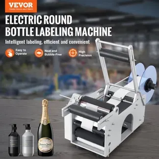 VEVOR Halbautomatische Etikettiergerät 20–50 Etiketten pro Minute Etikettiermaschine Etikettenbreiten von 13–150 mm, Etikettenlängen von 25–300 mm Preisschilder Flaschenetikettierer VEVOR Halbautomatische Etikettiergerät 20–50 Etiketten pro Minute Etikettiermaschine Etikettenbreiten von 13–150 mm, Etikettenlängen von 25–300 mm Preisschilder Flaschenetikettierer