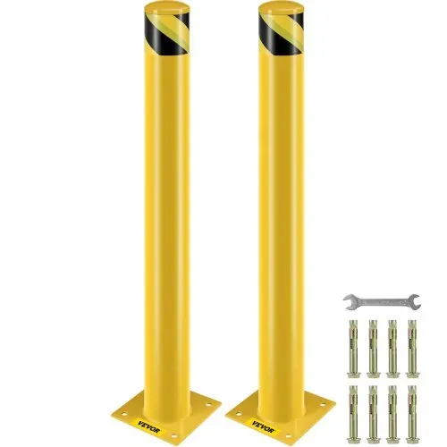 VEVOR 2 Stk. 107 cm Parkplatz-Sicherheitspoller Parkschrankenpfosten, 20 x 20 cm Parkbarriere Parkpfosten, Parkpfosten Verkehrsstraßenröhre Stange, Geeignet für Innen- und Außenbereiche, Parkplätze VEVOR 2 Stk. 107 cm Parkplatz-Sicherheitspoller Parkschrankenpfosten, 20 x 20 cm Parkbarriere Parkpfosten, Parkpfosten Verkehrsstraßenröhre Stange, Geeignet für Innen- und Außenbereiche, Parkplätze