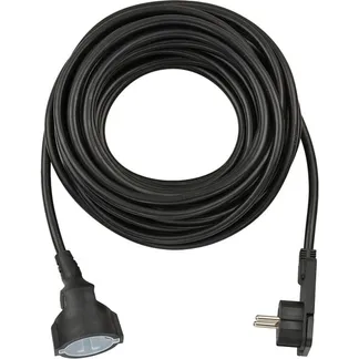 Verlängerungskabel, 1x Winkel-Flachstecker Verlängerungskabel, 1x Winkel-Flachstecker
