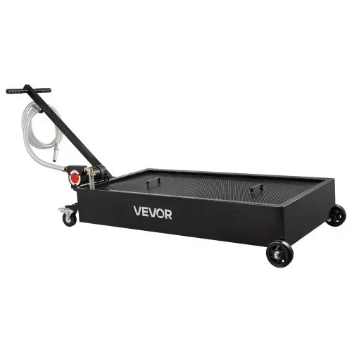 VEVOR Ölwechselkanister mit Niedrigem Profil, 75 L Fassungsvermögen, Ölauffangwanne mit Elektrischer Pumpe & 2,2 m Schlauch, Passend für Autos, SUVs, LKWs, Motorräder, Geländefahrzeuge, Metall – Bild 8