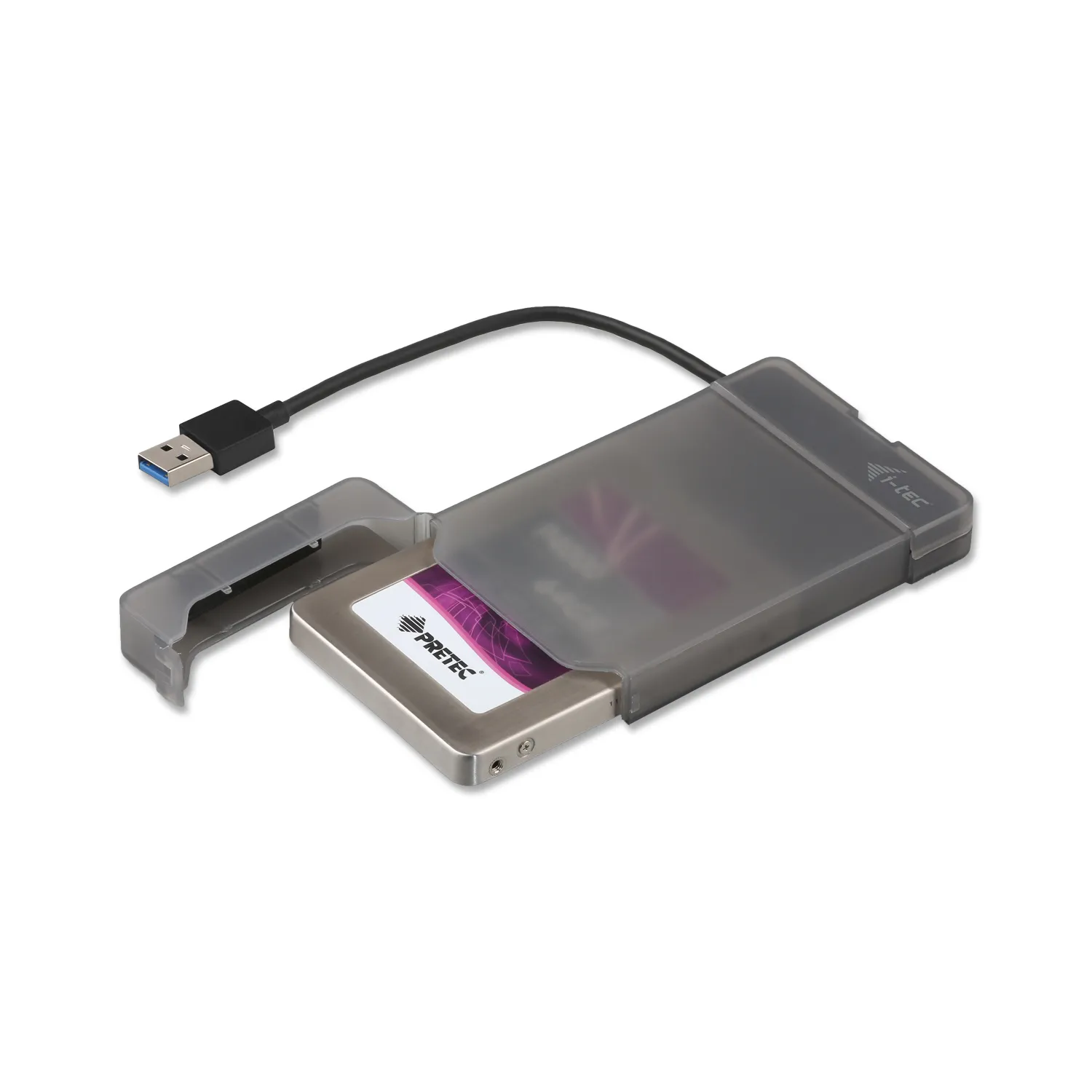i-tec MySafe USB 3.0 Easy 2.5″ External Case – Black i-tec MySafe USB 3.0 Easy 2.5″ External Case – Black