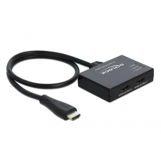 HDMI Splitter 1 x HDMI in > 2 x HDMI out 4K 60 Hz HDMI Splitter 1 x HDMI in > 2 x HDMI out 4K 60 Hz