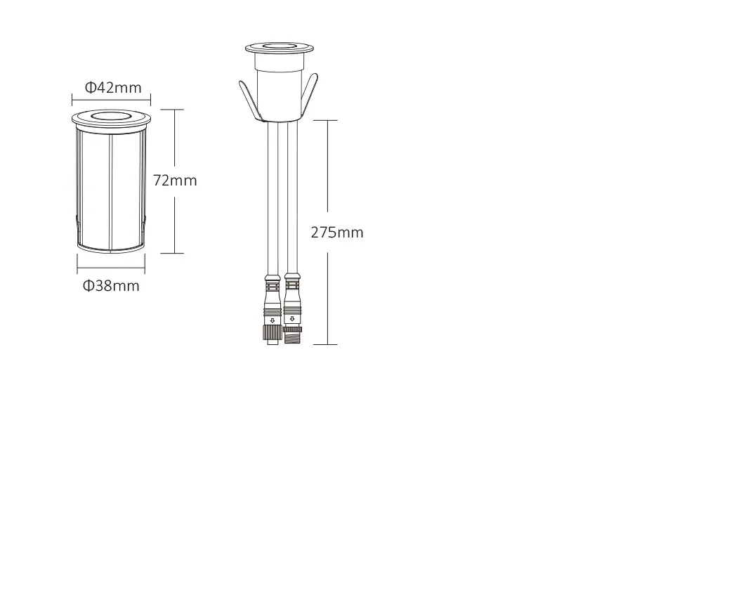 MiBoxer UG4-03A-XL LED DMX512 3W RGB-W LED Underground Light MiBoxer UG4-03A-XL LED DMX512 3W RGB-W LED Underground Light