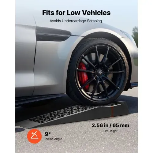 VEVOR Autorampen Auffahrrampen 4 Stk. 65 mm Hubhöhe, tragbare & flache Auto-Servicerampen für Wartung in der Garage & Ölwechsel & Fahrzeuge mit niedrigem Fahrgestell, 9072 kg belastbar Auffahrhilfe VEVOR Autorampen Auffahrrampen 4 Stk. 65 mm Hubhöhe, tragbare & flache Auto-Servicerampen für Wartung in der Garage & Ölwechsel & Fahrzeuge mit niedrigem Fahrgestell, 9072 kg belastbar Auffahrhilfe