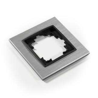 Rahmen McPower “Flair“, 1-fach, silbernes Aluminium Rahmen McPower “Flair“, 1-fach, silbernes Aluminium