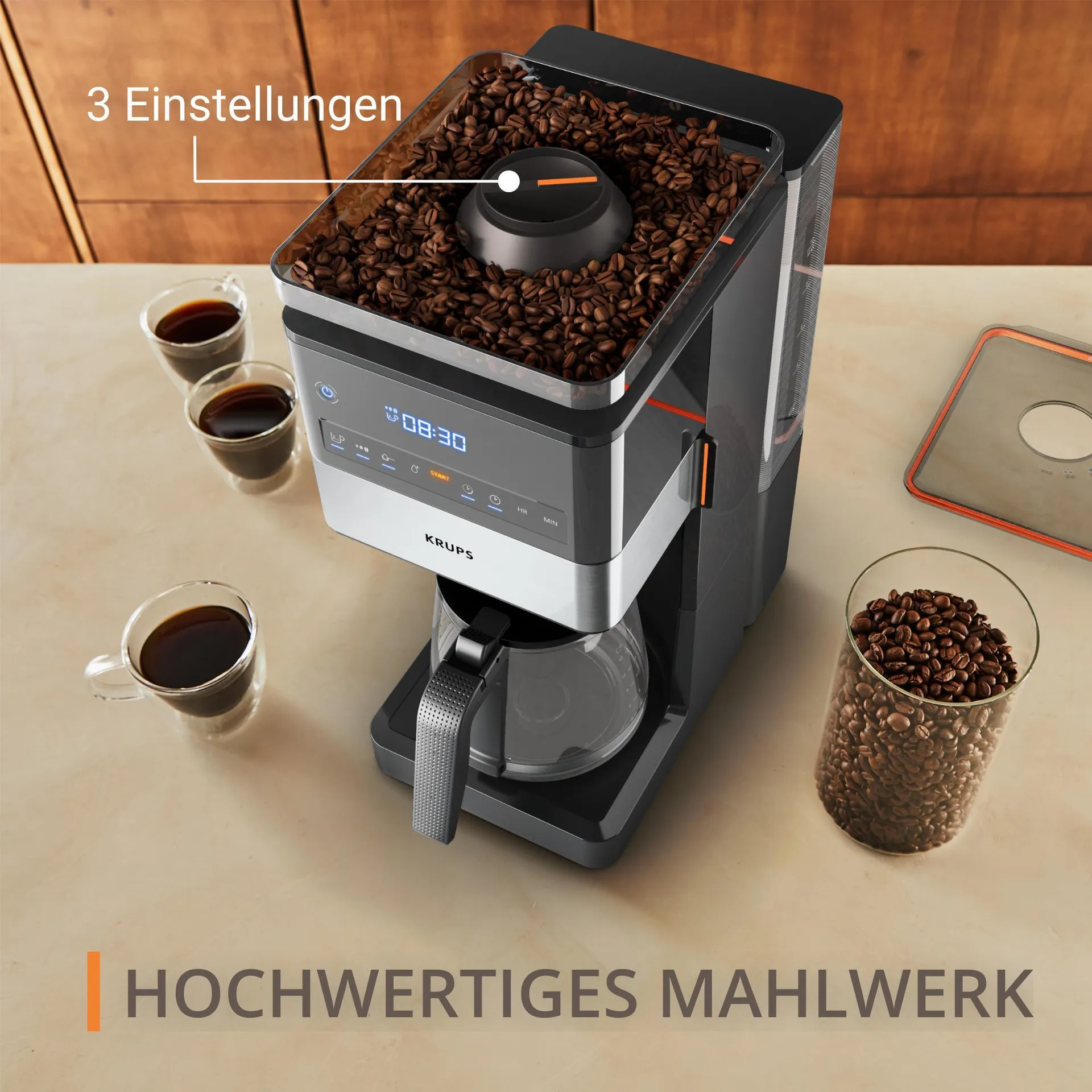 Krups Aroma Partner KM8428 Kaffeemaschine Vollautomatisch Filterkaffeemaschine 1,5 l – Bild 5