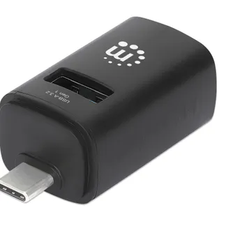 Manhattan 180993 Schnittstellen-Hub USB 3.2 Gen 1 (3.1 Gen 1) Type-C 5000 Mbit/s Schwarz Manhattan 180993 Schnittstellen-Hub USB 3.2 Gen 1 (3.1 Gen 1) Type-C 5000 Mbit/s Schwarz