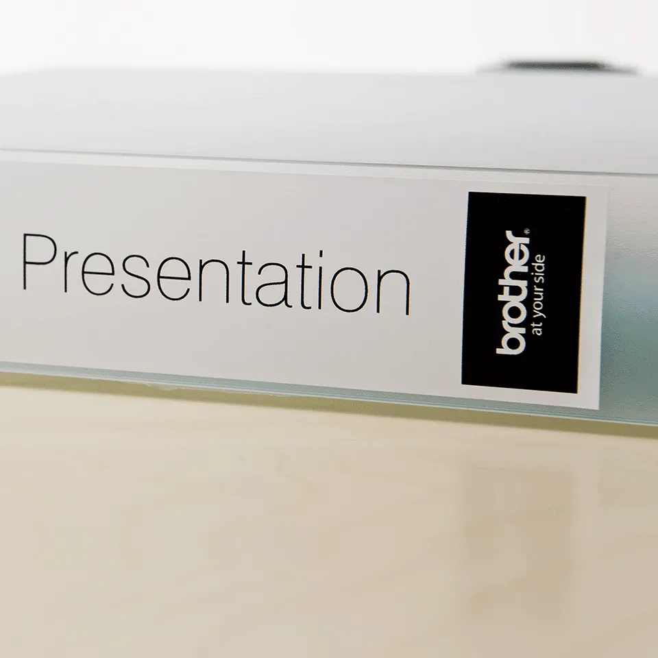 Brother DK-22225 Etiketten erstellendes Band Schwarz auf weiss – Bild 2