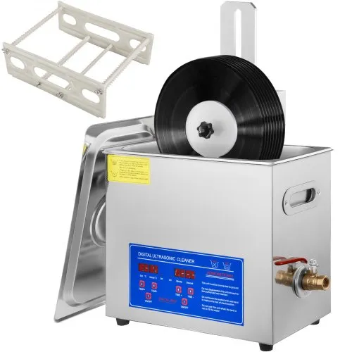 VEVOR Ultraschallreiniger Ultraschall Reinigungsgerät 6 L Ultraschall Reinigungsmaschine für Schallplatten 180 W einstellbare Zeit, Schallplattenreiniger Edelstahl 40 KHz Reinigungsgerät VEVOR Ultraschallreiniger Ultraschall Reinigungsgerät 6 L Ultraschall Reinigungsmaschine für Schallplatten 180 W einstellbare Zeit, Schallplattenreiniger Edelstahl 40 KHz Reinigungsgerät