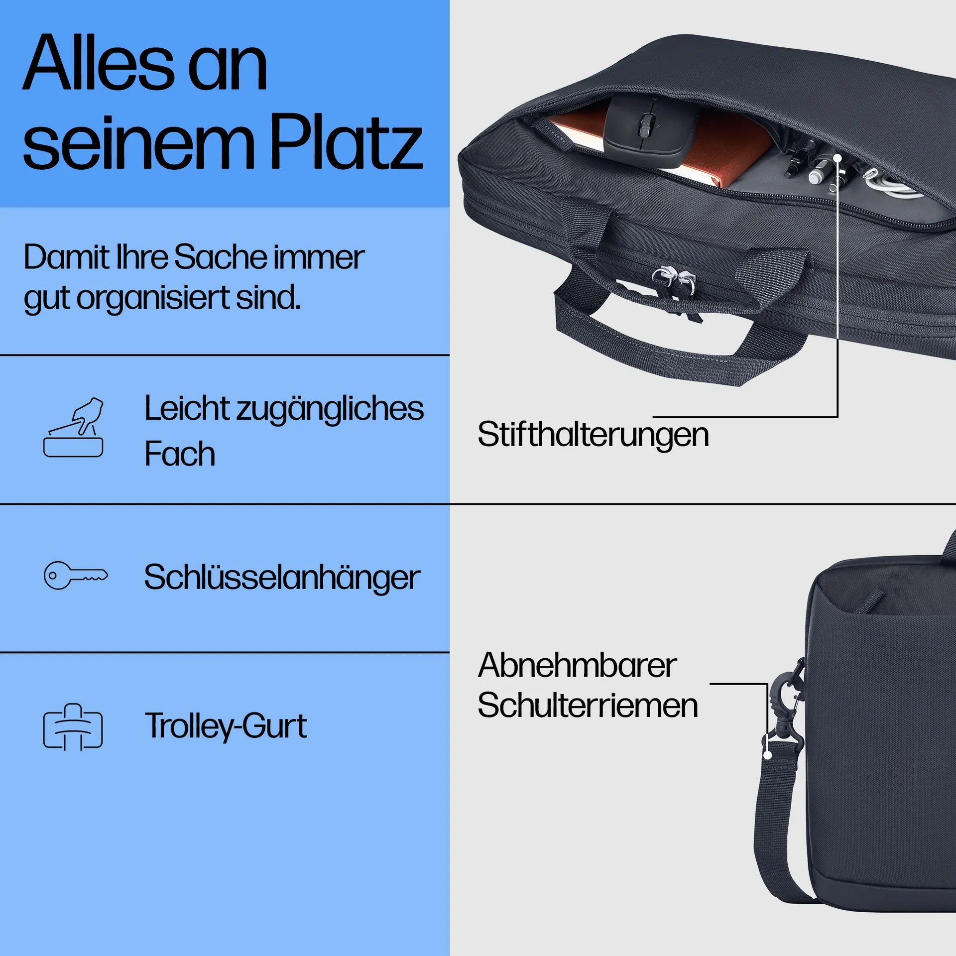 HP Everyday 16 Zoll Laptop-Aktentasche – Bild 4
