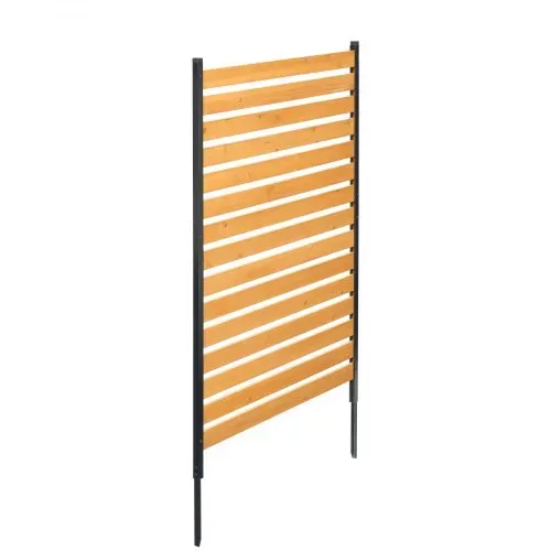 VEVOR Sichtschutzzaun aus Holz, 1550x980 mm, 1-Paneel-Sichtschutzwand für Klimaanlagen, Umzäunung für Poolausrüstung mit Metallpfählen, Mülltonnenversteck für den Außenbereich als Gartendekoration – Bild 10