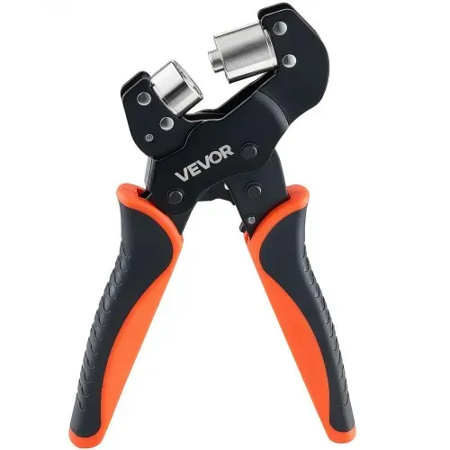 VEVOR Ösenzange 900 tlg. Set Ösen 6mm 10mm 12mm Magnetische Ösenpresse, Ösenstanze aus Stahl mit Magnetkopf Rutschfester Griff Geeignet für Leder Planen Schuhe Bastelarbeiten & Stoff – Bild 9
