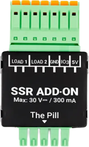 Shelly · The Pill · „SSR Add-on“ Shelly · The Pill · „SSR Add-on“
