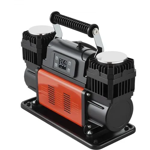VEVOR Luftkompressor Zweizylinder, 300 L/min, Reifenfüller mit automatischer Abschaltung, 12 V, 10,3 bar, Offroad-Luftpumpe mit LCD-Digitalanzeige & Adaptern für LKW, PKW, SUV, Geländewagen & RV – Bild 10