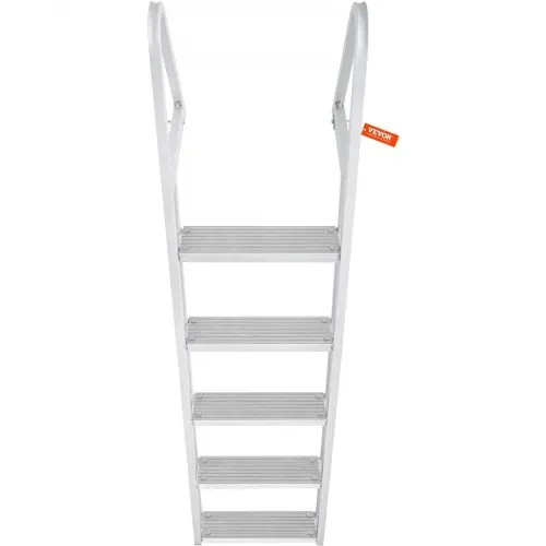 VEVOR Badeleiter Bootsleiter abnehmbar 5 Stufen 159kg Traglast 610x455x1825mm – Bild 8