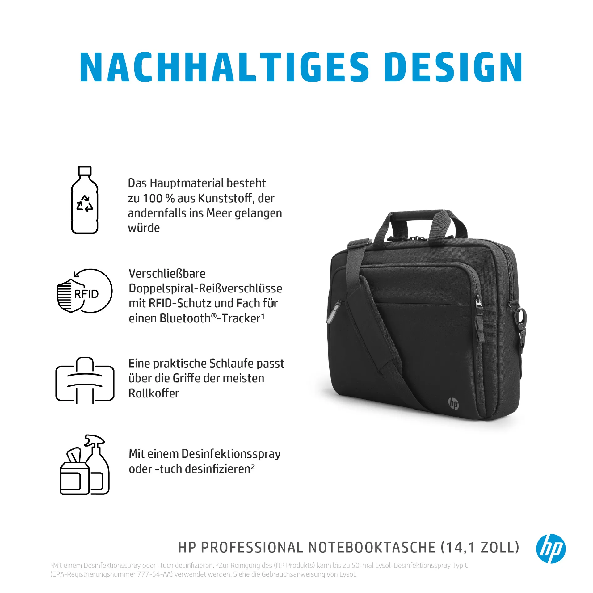 HP Professional 14,1 Zoll Laptop-Tasche – Bild 6