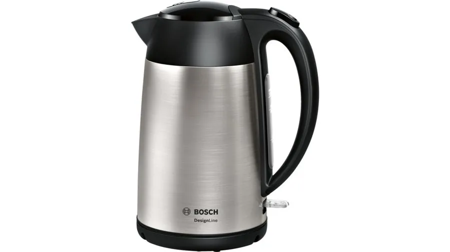 Bosch TWK3P420 Wasserkocher 1,7 l 2400 W Schwarz, Edelstahl Bosch TWK3P420 Wasserkocher 1,7 l 2400 W Schwarz, Edelstahl